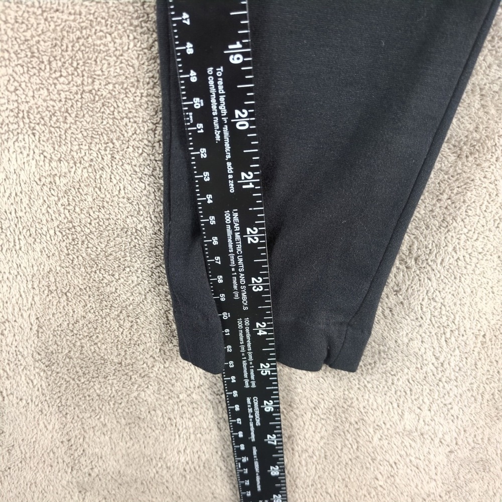 Lauren Ralph Lauren Leggings Womens M Black Athletic Yoga Training Elastic Waist - Picture 4 of 6
